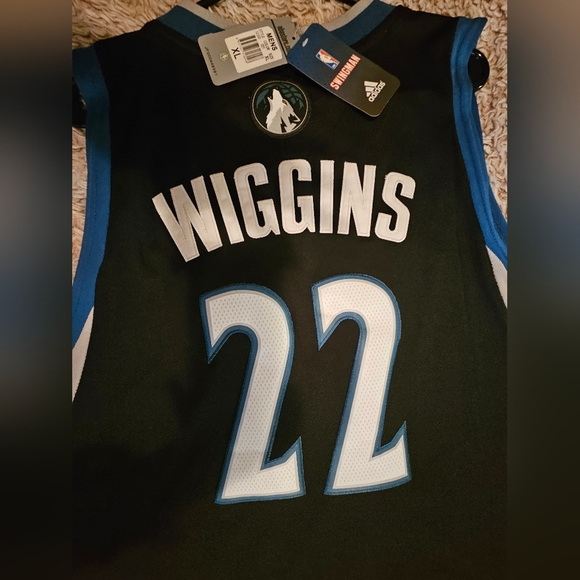 Adidas Basketball Jersey - Minnesota Timberwolves- NEW WITH TAGS - Andrew Wiggin - Picture 3 of 5
